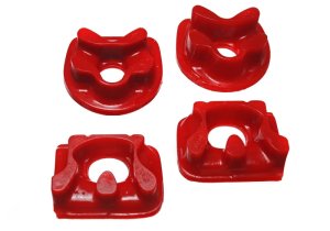 Honda Civic Motor Mount Inserts - Energy Suspension - Manual Transmission (2 Torque Positions) - Red - `92-`01